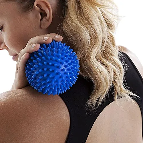 66fit Spiky 10cm Hard Massage Ball x 1pc - Trigger Point Reflexology Stress Release