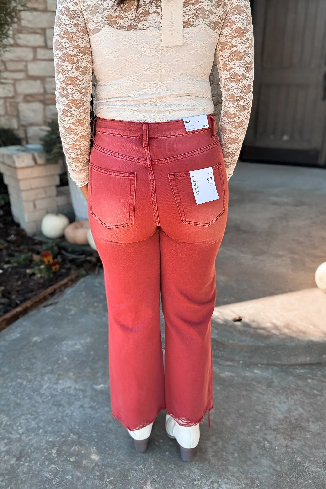 90s Vintage Crop Flare Jeans