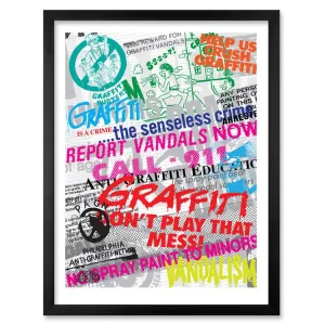 Anti-Graffiti Propaganda Case Study No.1 Archival Print by Roger Gastman