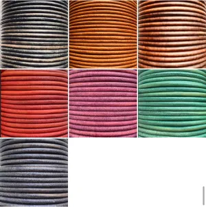 Antique 4mm Round Real Genuine Craft Jewellery Leather String Cord Lace Thong 4m