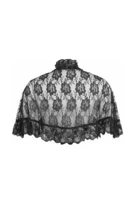 Black Lace Cape