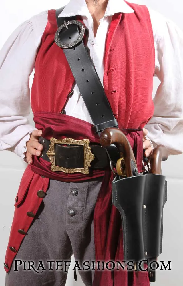 Brace of Pistols Holster Baldric