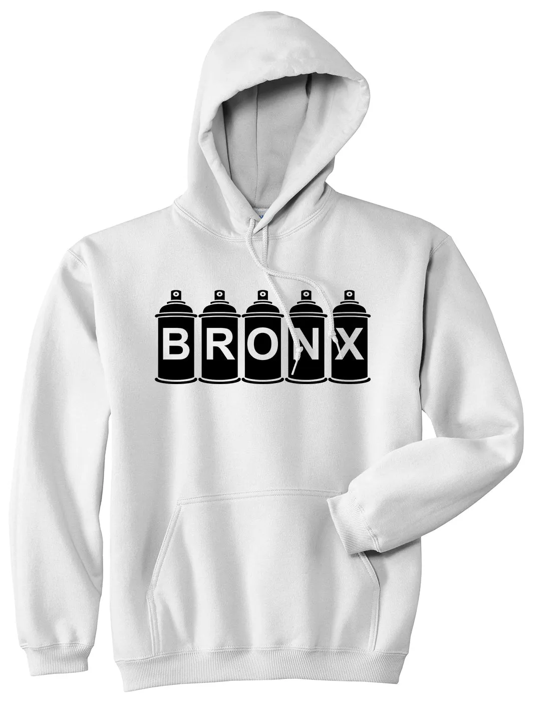 Bronx Graffiti Art Spray Can NY Mens Pullover Hoodie