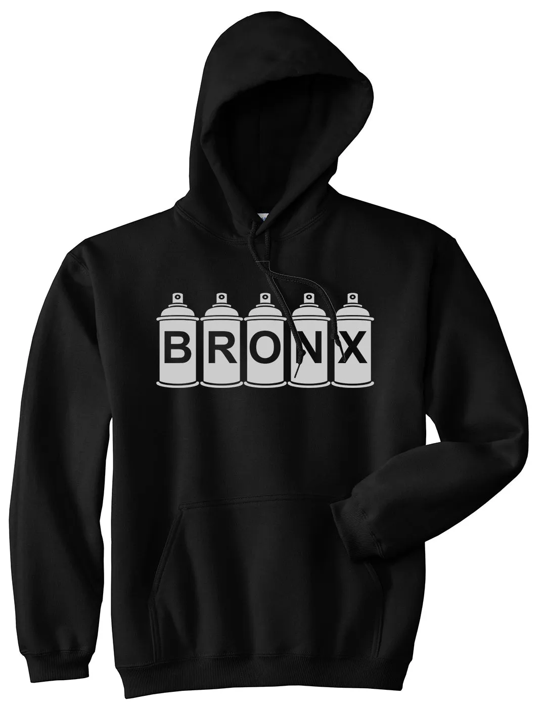 Bronx Graffiti Art Spray Can NY Mens Pullover Hoodie