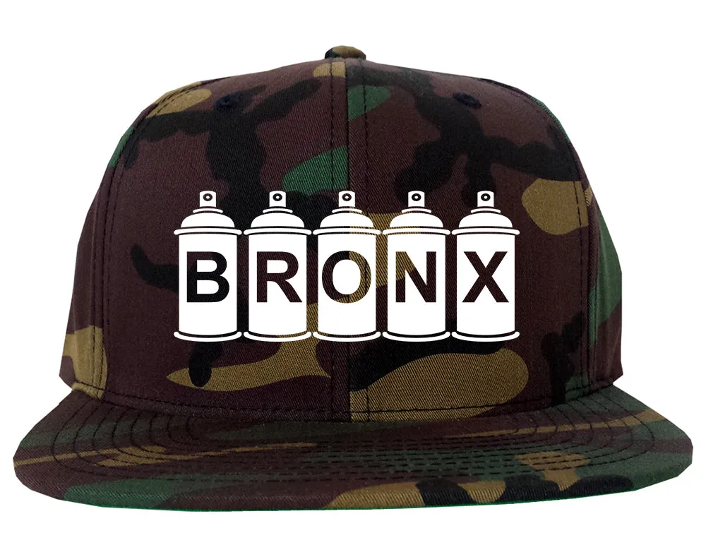 Bronx Graffiti Art Spray Can NY Mens Snapback Hat