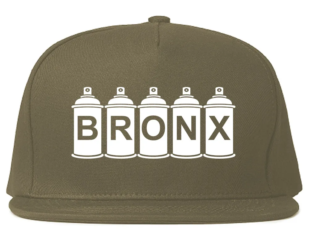 Bronx Graffiti Art Spray Can NY Mens Snapback Hat