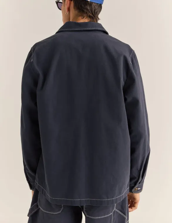 Canvas Overshirt in Indigo