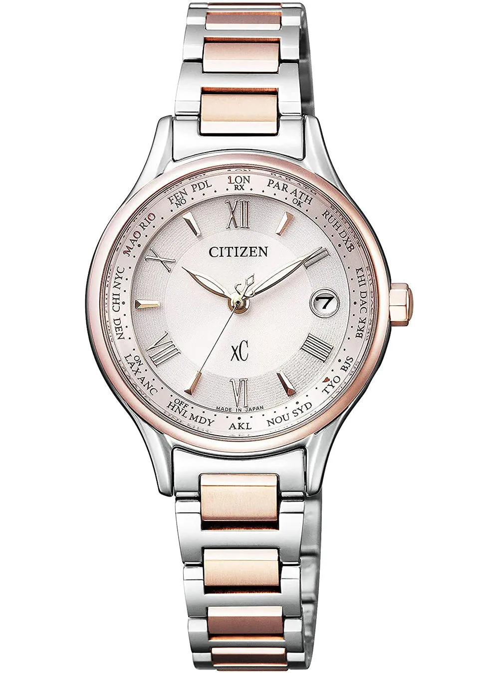 CITIZEN xC Titania Line Happy Flight EC1165-51W Women's Made in Japan JDM