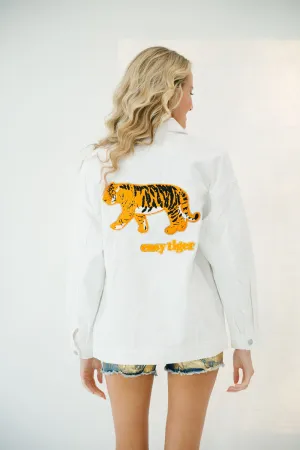 EASY TIGER WHITE DENIM JACKET