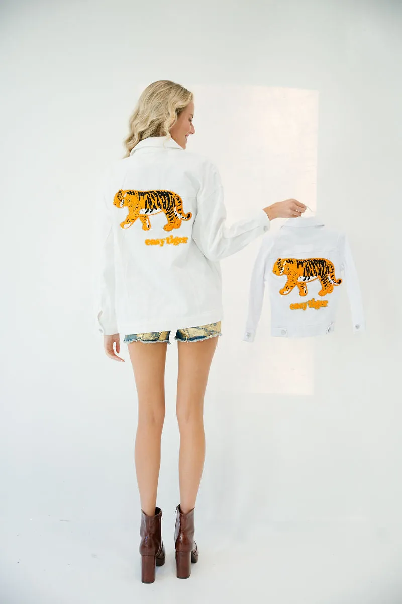 EASY TIGER WHITE DENIM JACKET