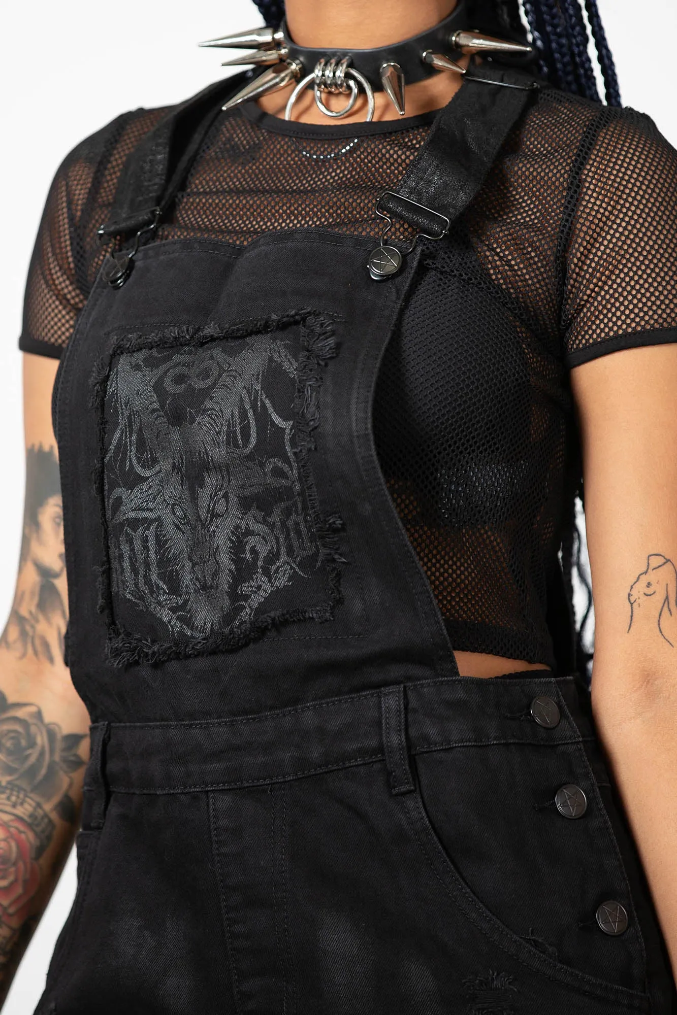 Foreteller Patch Denim Overalls