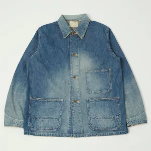 Full Count 2015HW-2 Denim Chore Jacket - Heavy Wash