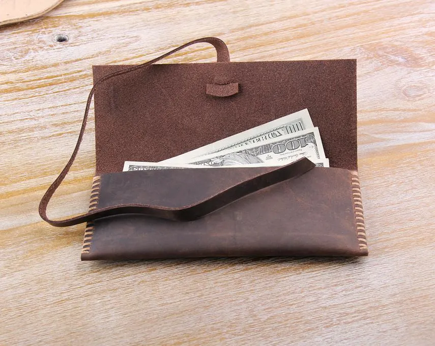 Handmade Women's Long Genuine Leather Wallet