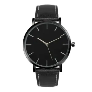 La Noir Leather Watch