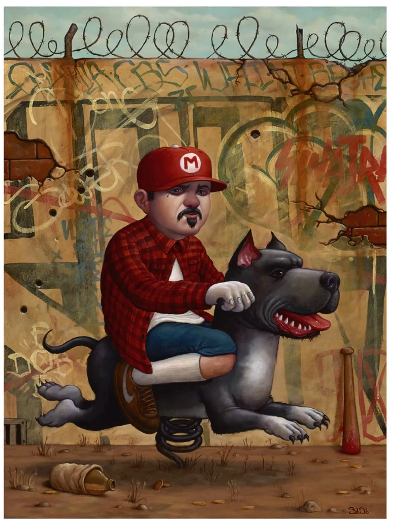 Mario Trece Giclee Print by Bob Dob