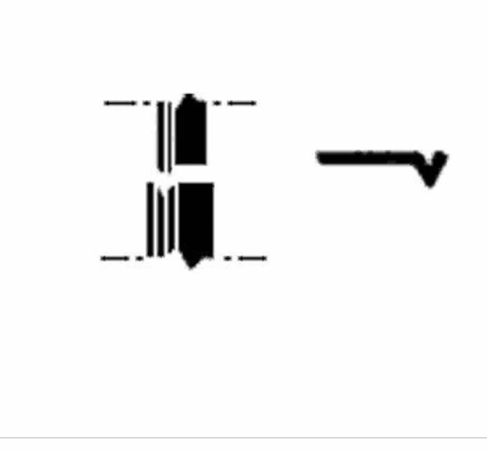 No 1 Elbow edging roll upper