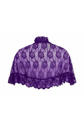 Purple Lace Cape