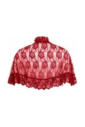 Red Lace Cape