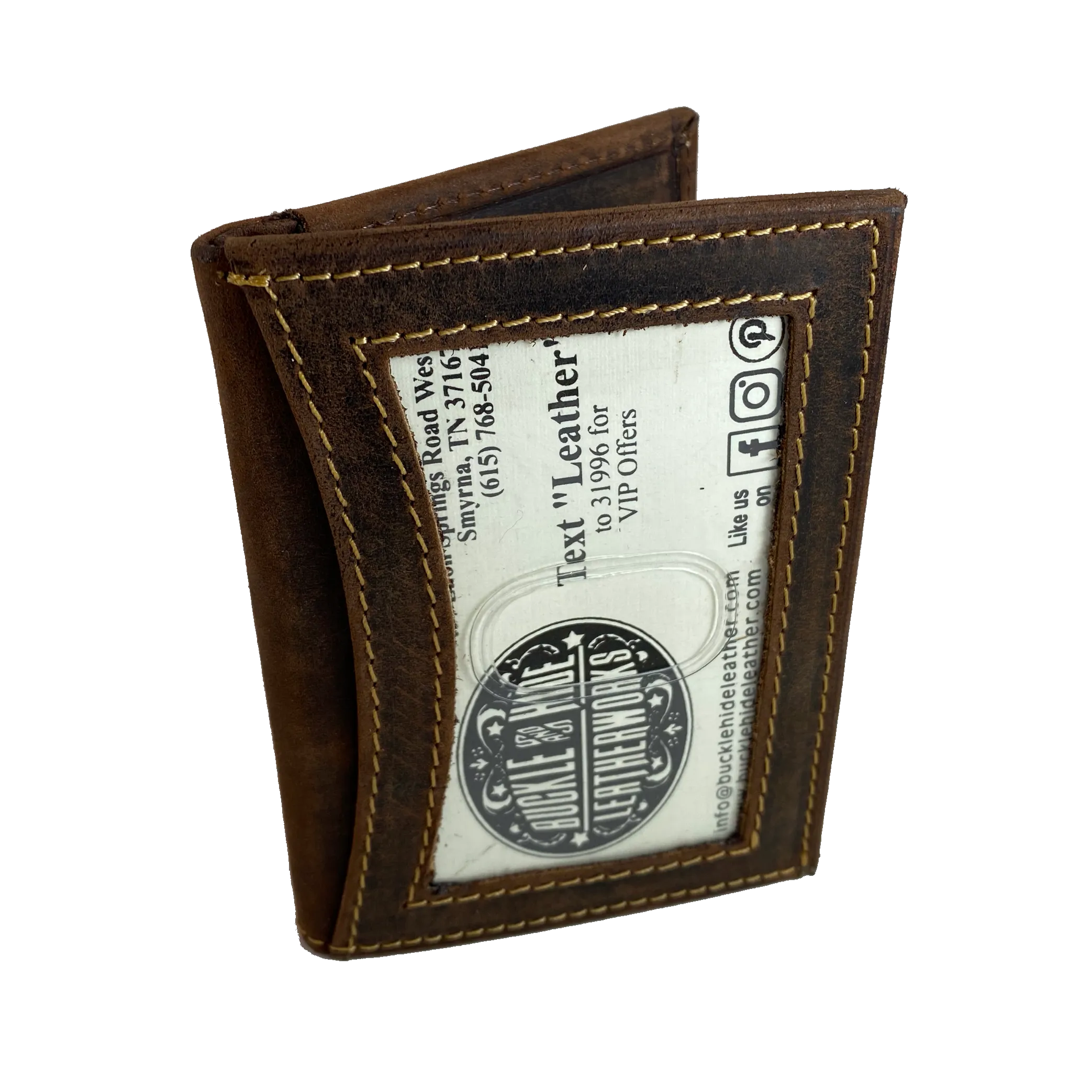 RFID Front pocket Wallet with double I.D.