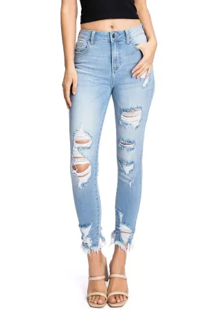 Rise Up Ankle Skinny Jeans