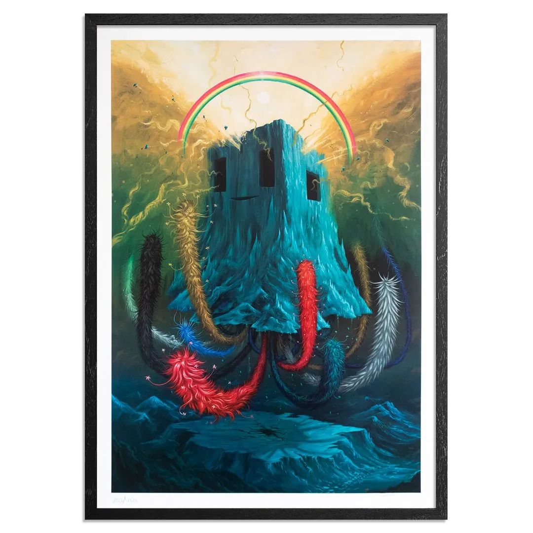 Rising Lithograph Print by Jeff Soto