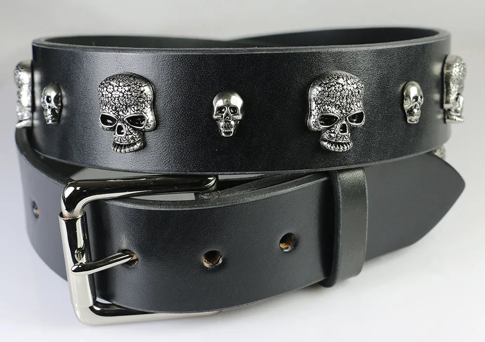 Skull Belt with optional Dome Studs