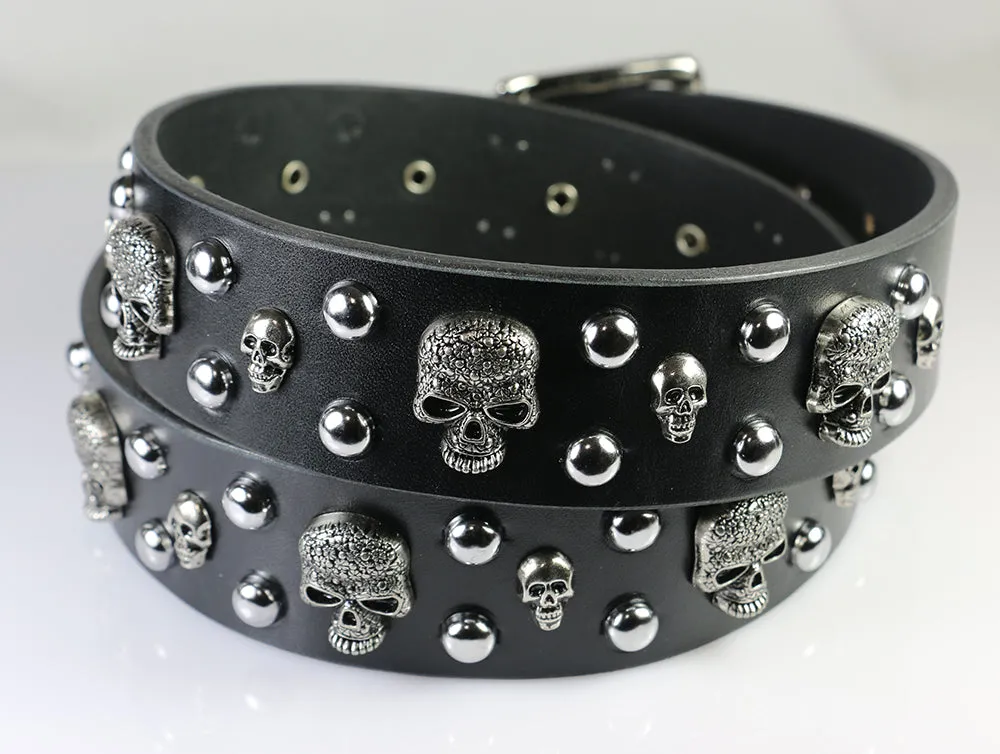 Skull Belt with optional Dome Studs