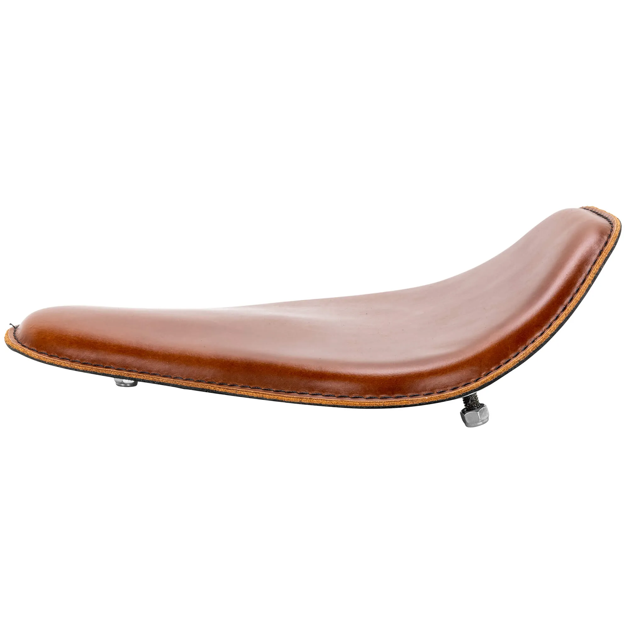 Snub Nose Leather Solo Seat - Buckskin