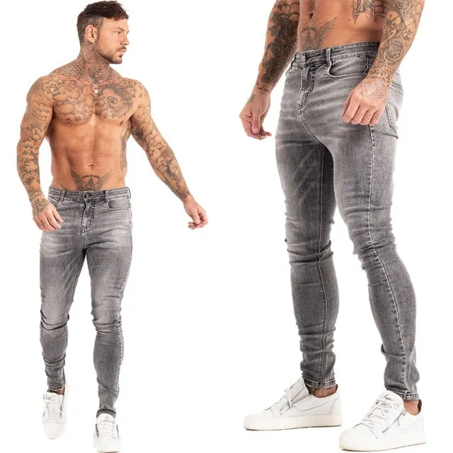 Stretch Ripped Denim Jeans