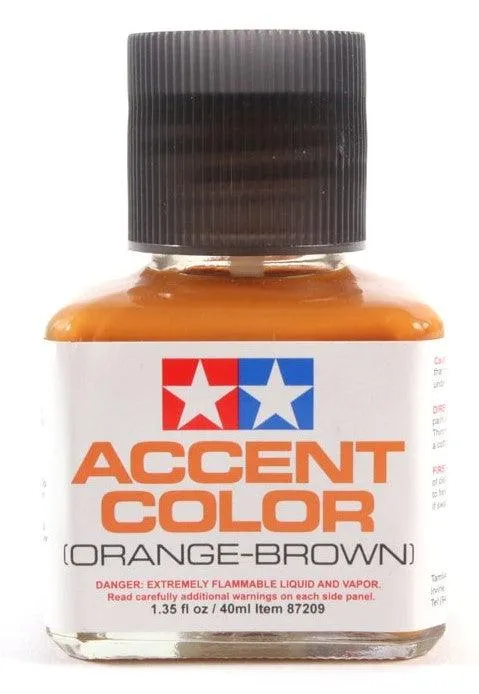 Tamiya 87209 Panel Line Accent Color Orange Brown 40ml TAM87209