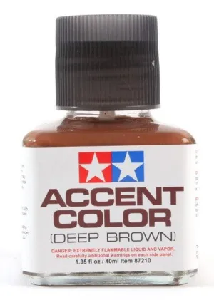 Tamiya 87210 Panel Line Accent Color Deep Brown 40ml TAM87210