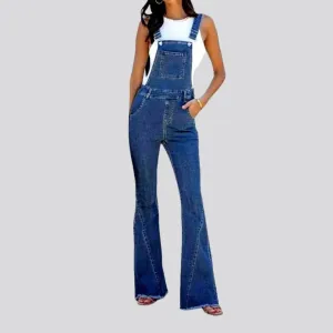 Women's street denim dungaree